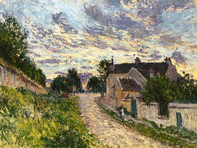 A Path in Louveciennes Alfred Sisley